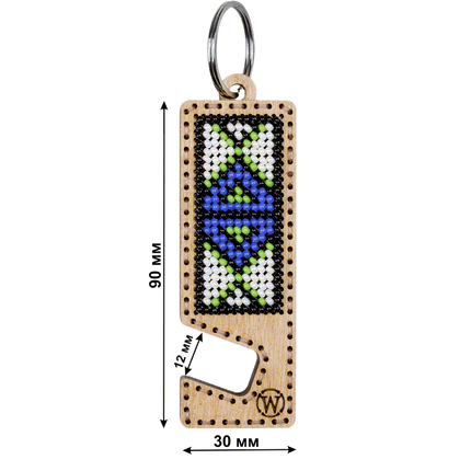 Bead embroidery kit on wood FLK-487 DIY Phone holder kit