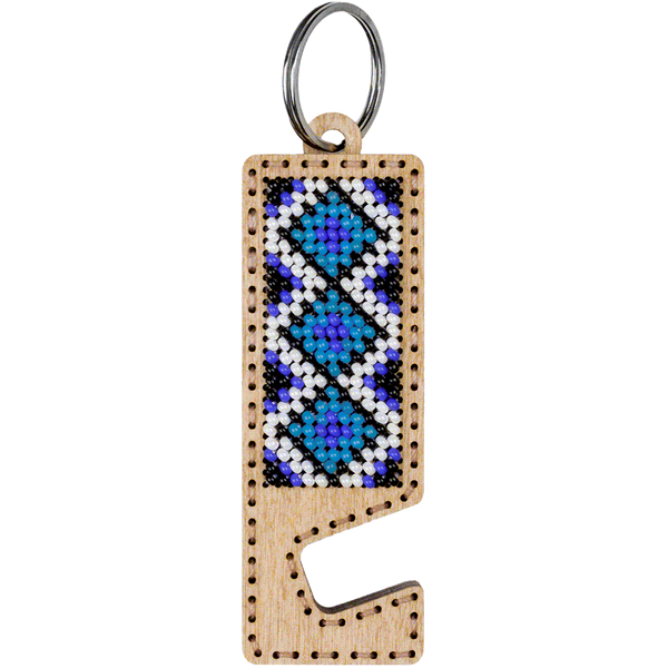 Bead embroidery kit on wood FLK-489 DIY Phone holder kit