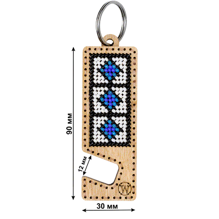 Bead embroidery kit on wood FLK-489 DIY Phone holder kit