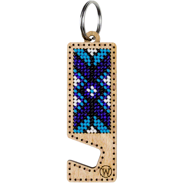 Bead embroidery kit on wood FLK-491 DIY Phone holder kit