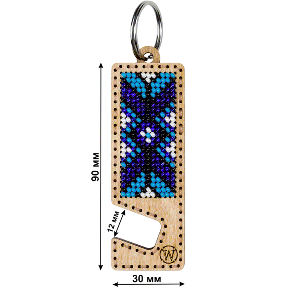 Bead embroidery kit on wood FLK-491 DIY Phone holder kit