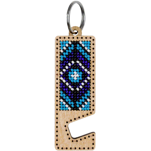 Bead embroidery kit on wood FLK-491 DIY Phone holder kit