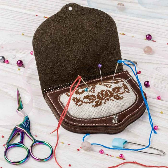 Craft kit for creating a pin cushion