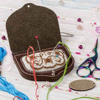 Craft kit for creating a pin cushion
