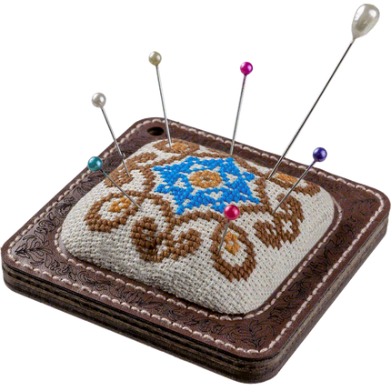 Craft kit for creating a pin cushion