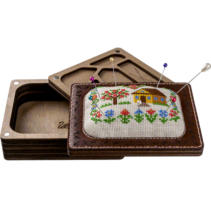 Craft kit for creating a pin cushion