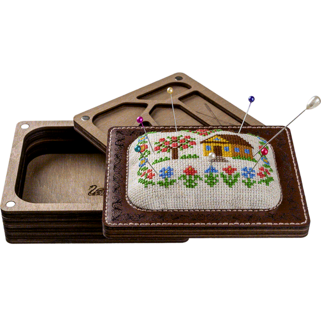 Craft kit for creating a pin cushion