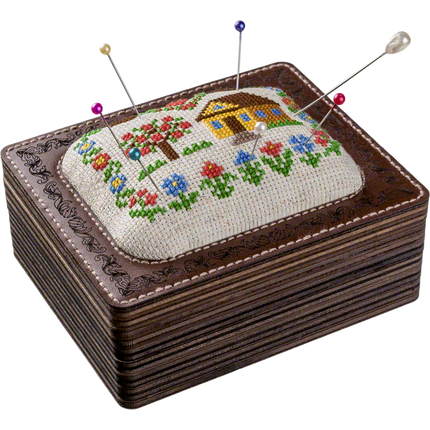Craft kit for creating a pin cushion