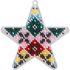 Bead embroidery kit on a plastic base "Christmas tree toys"