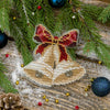 Bead embroidery kit on a plastic base "Christmas tree toys"