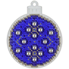 Bead embroidery kit on a plastic base "Christmas tree toys"