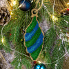 DIY Christmas tree toy kit "Green and blue icicle"