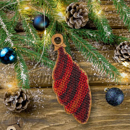 DIY Christmas tree toy kit "Red icicle"