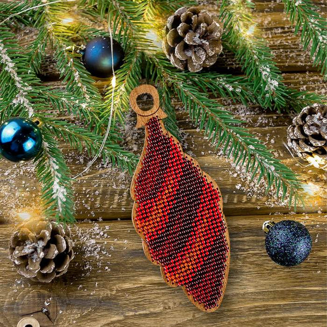 DIY Christmas tree toy kit "Red icicle"