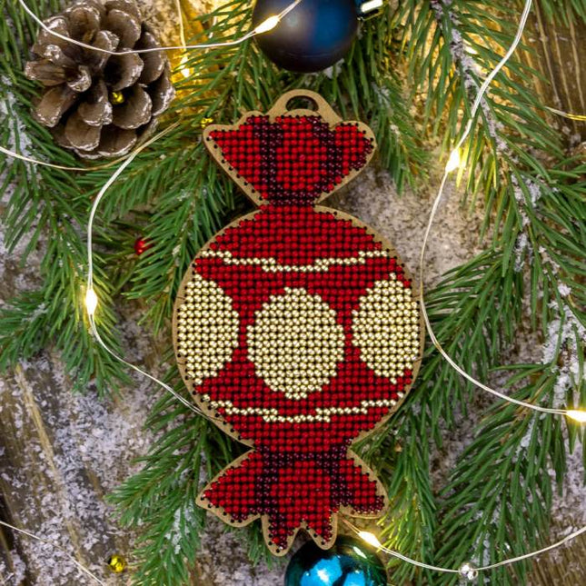 DIY Christmas tree toy kit "Red candy"