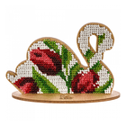 DIY Beaded embroidery on wood kit 