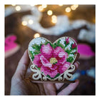 DIY Beaded embroidery on wood kit 