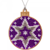 DIY Christmas tree toy kit "Purple ball"