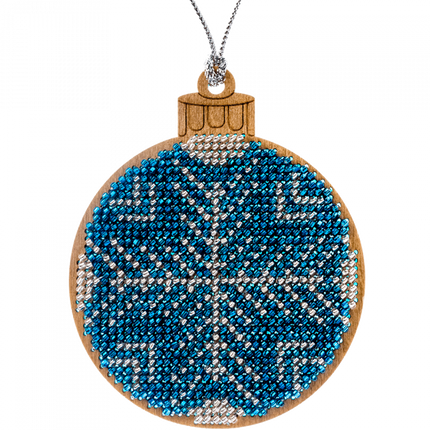 DIY Christmas tree toy kit "Blue ball"