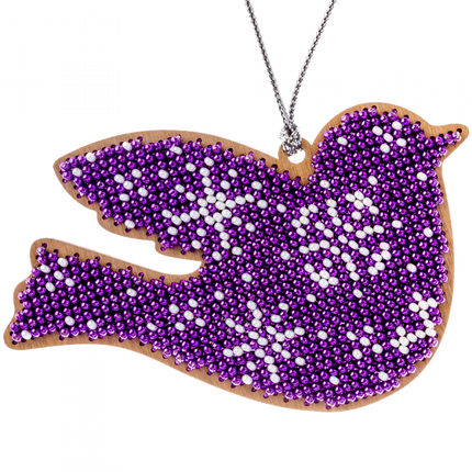 DIY Christmas tree toy kit "Purple bird"
