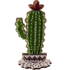 DIY Bead embroidery kit on wood "Cactus"