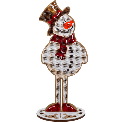 DIY Christmas tree toy kit "Funny snowman"