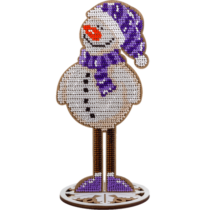 DIY Christmas tree toy kit "Funny snowman"