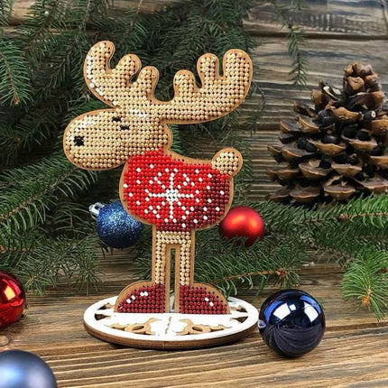 DIY Christmas tree toy kit "Christmas elk"