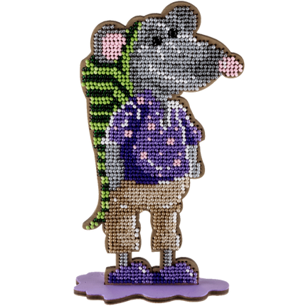 DIY Christmas tree toy kit "Funny rat"