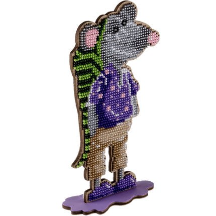 DIY Christmas tree toy kit "Funny rat"