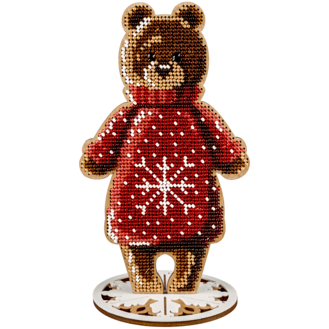 DIY Christmas tree toy kit "Christmas bear"