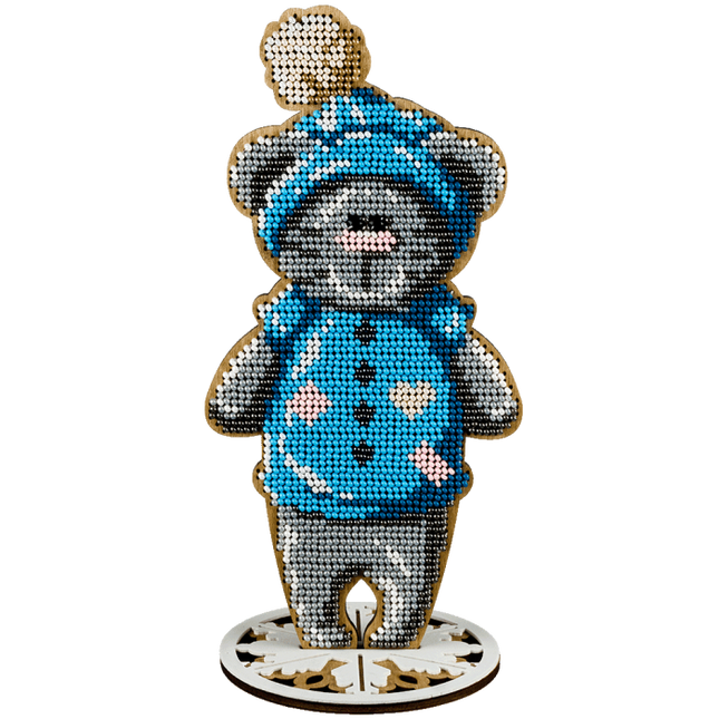 DIY Christmas tree toy kit "Christmas baby bear"