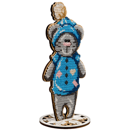 DIY Christmas tree toy kit "Christmas baby bear"
