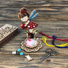 DIY needle cushion kit, needle minder "Little fairy"