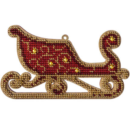 DIY Christmas tree toy kit "Christmas sleigh"
