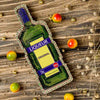 DIY Bead embroidery kit on wood "Liqueur bottle" Fridge magnet