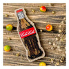 DIY Bead embroidery kit on wood "Cola bottle" Fridge magnet