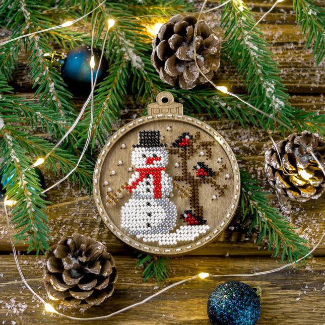 DIY Christmas tree toy kit "Snowman"