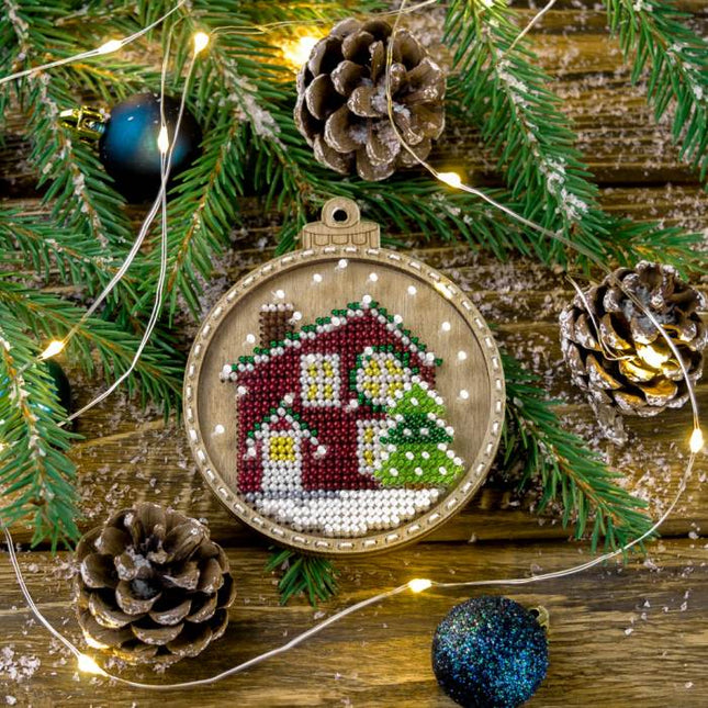 DIY Christmas tree toy kit "Christmas House"