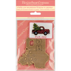 DIY Christmas tree toy kit "Red car with Christmas tree"