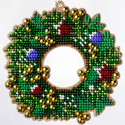 DIY Christmas tree toy kit "Christmas wreath"