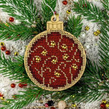 DIY Christmas tree toy kit "Red Ball"