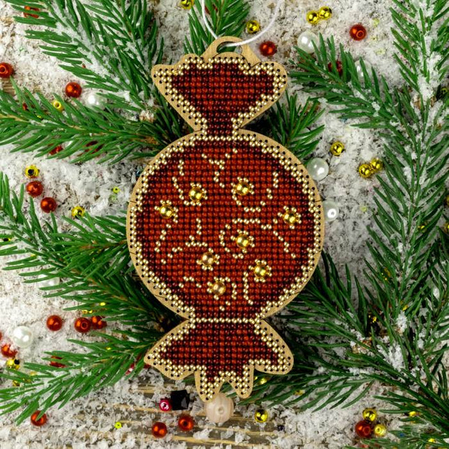 DIY Christmas tree toy kit "Red candy"