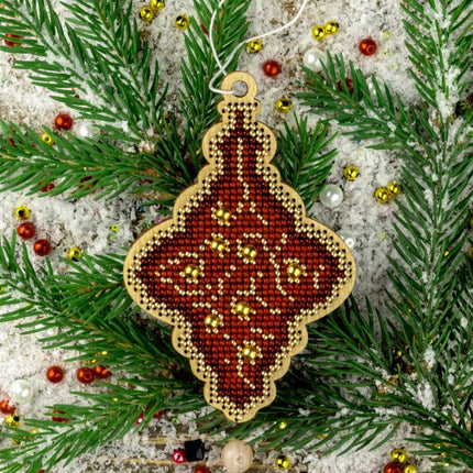DIY Christmas tree toy kit "Red icicle"