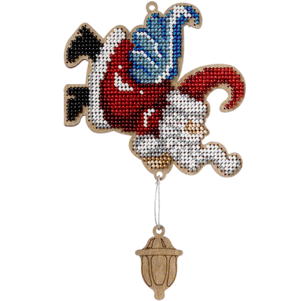 DIY Christmas tree toy kit "Flying Santa"