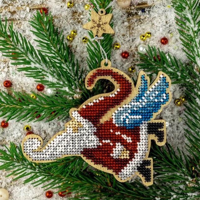 DIY Christmas tree toy kit "Flying Santa"