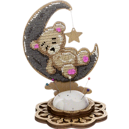 DIY needle cushion kit, needle minder "Sweet dreams"