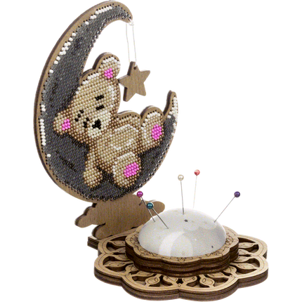 DIY needle cushion kit, needle minder "Sweet dreams"