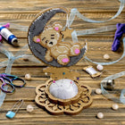 DIY needle cushion kit, needle minder 
