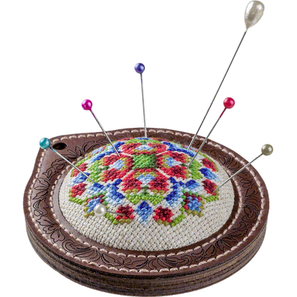 Craft kit for creating a pin cushion
